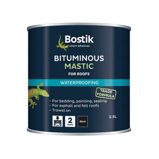 Bituminous Mastic For Roofs 2.5 Ltr £11.99