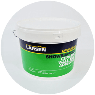 Larsen 10L Showerproof Tile Adhesive (15kg) £8.99