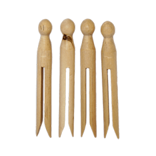 Wooden Dolly Pegs 24 pack £1.49 Icon