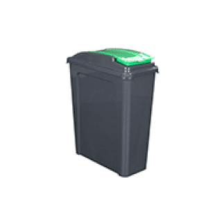 Wham Slim recycle bin 25L Green £6.29 Icon