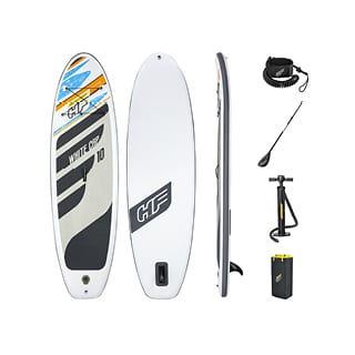Hydro-Force 10' White Cap Stand Up Paddleboard Set